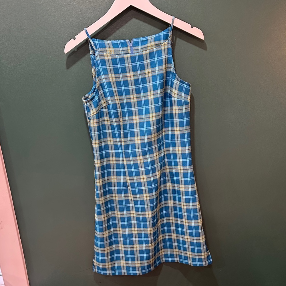 Vintage y2k No Boundaries Plaid Mini Dress